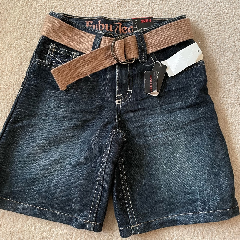 NWT Fubu Denim Jean Shorts